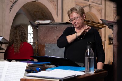 Sbormistryně Jarmila Novenková 