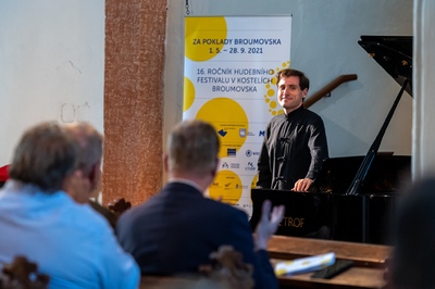 Boris Giltburg, festival Za poklady Broumovska. 
