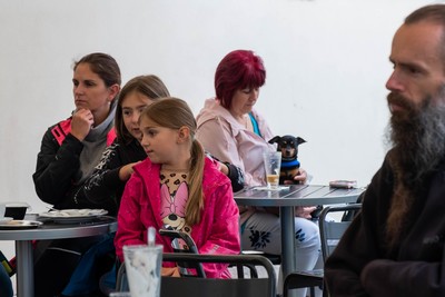 Koncert Alexandra Glize v klášterní kavárně