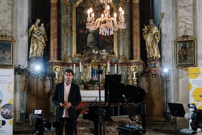 Tomáš Ille, rezidenční skladatel festivalu. 