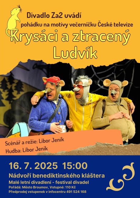 Malé letní divadlení 2025: Krysáci a ztracený Ludvík