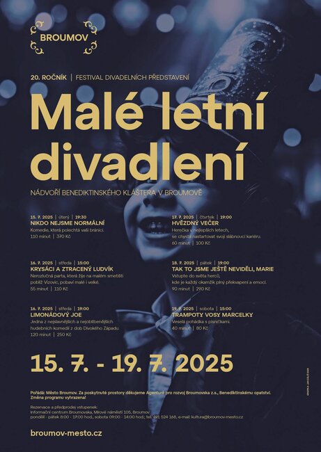Malé letní divadlení 2025