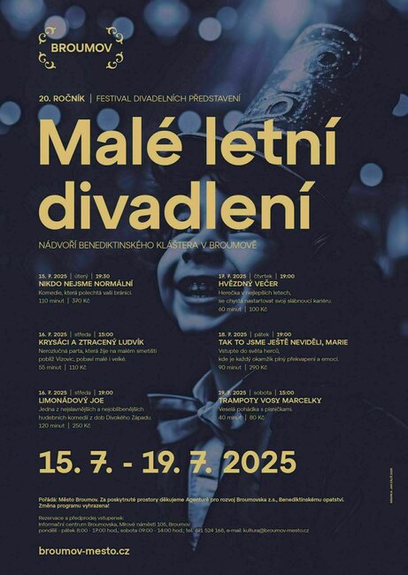 Malé letní divadlení 2025
